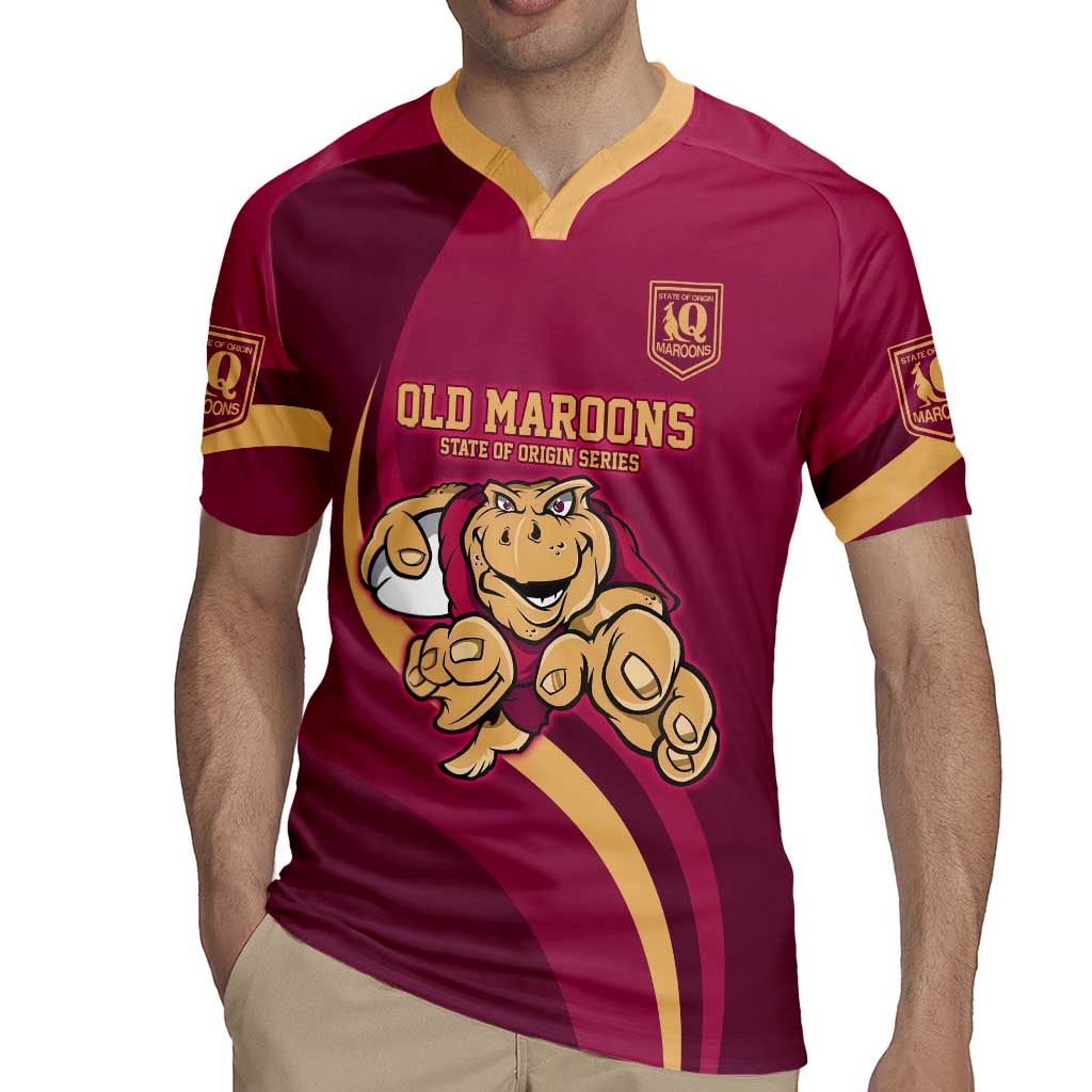 Custom QLD Maroons Cane Toad Rugby Jersey Queensland Origin No1