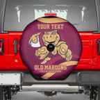 Custom QLD Maroons Cane Toad Spare Tire Cover Queensland Origin No1