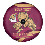 Custom QLD Maroons Cane Toad Spare Tire Cover Queensland Origin No1