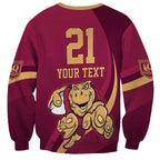Custom QLD Maroons Cane Toad Sweatshirt Queensland Origin No1