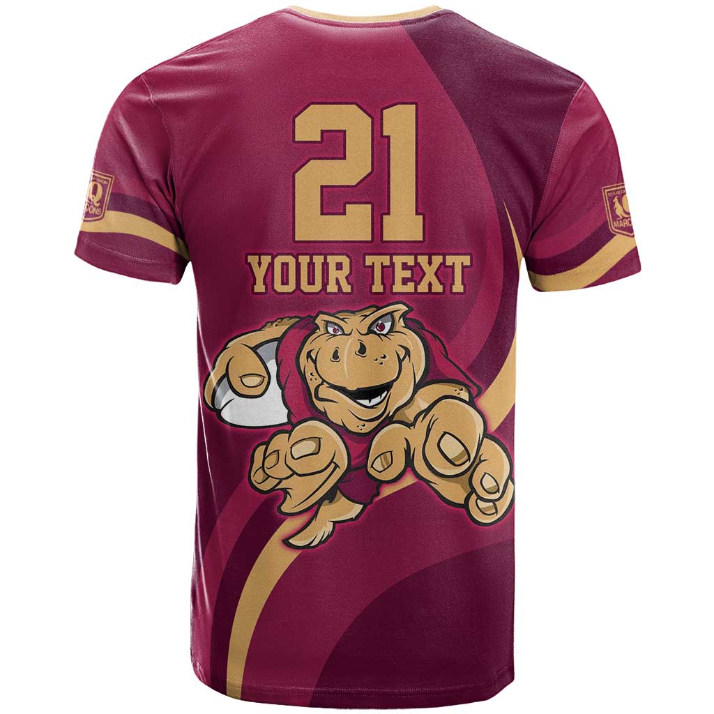 Custom QLD Maroons Cane Toad T Shirt Queensland Origin No1