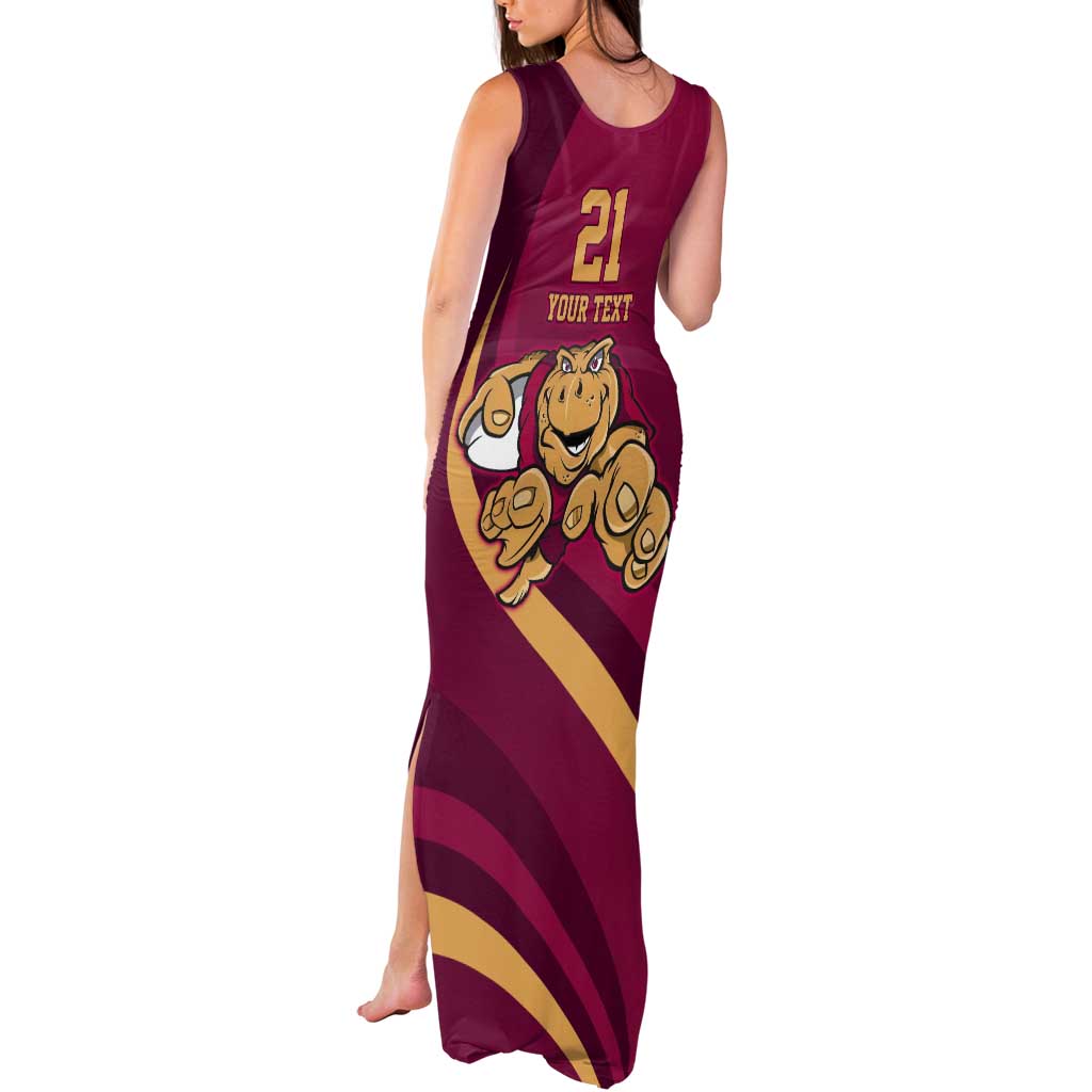 Custom QLD Maroons Cane Toad Tank Maxi Dress Queensland Origin No1