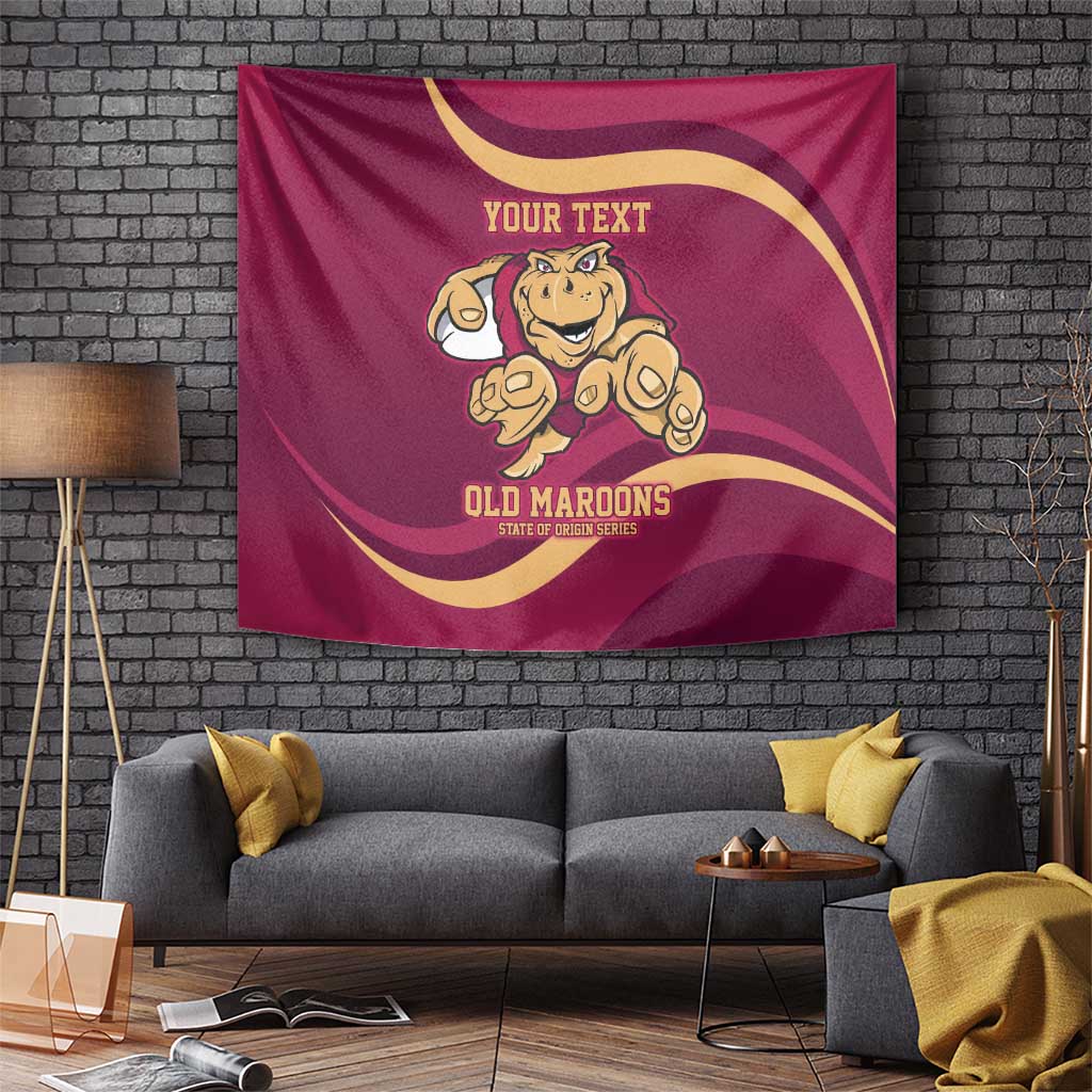 Custom QLD Maroons Cane Toad Tapestry Queensland Origin No1