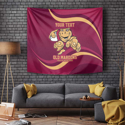 Custom QLD Maroons Cane Toad Tapestry Queensland Origin No1