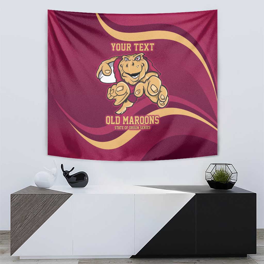Custom QLD Maroons Cane Toad Tapestry Queensland Origin No1