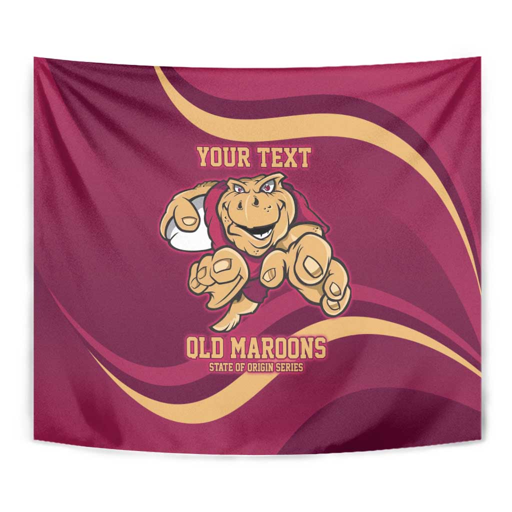 Custom QLD Maroons Cane Toad Tapestry Queensland Origin No1