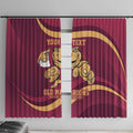 Custom QLD Maroons Cane Toad Window Curtain Queensland Origin No1