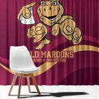 Custom QLD Maroons Cane Toad Window Curtain Queensland Origin No1