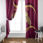 Custom QLD Maroons Cane Toad Window Curtain Queensland Origin No1