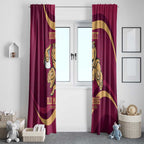 Custom QLD Maroons Cane Toad Window Curtain Queensland Origin No1