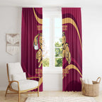 Custom QLD Maroons Cane Toad Window Curtain Queensland Origin No1
