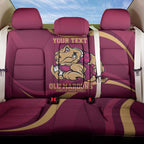 Custom QLD Maroons Cane Toad Back Car Seat Cover Queensland Origin No2