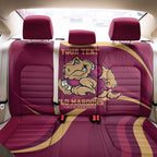 Custom QLD Maroons Cane Toad Back Car Seat Cover Queensland Origin No2