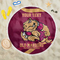 Custom QLD Maroons Cane Toad Beach Blanket Queensland Origin No2