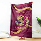 Custom QLD Maroons Cane Toad Blanket Queensland Origin No2
