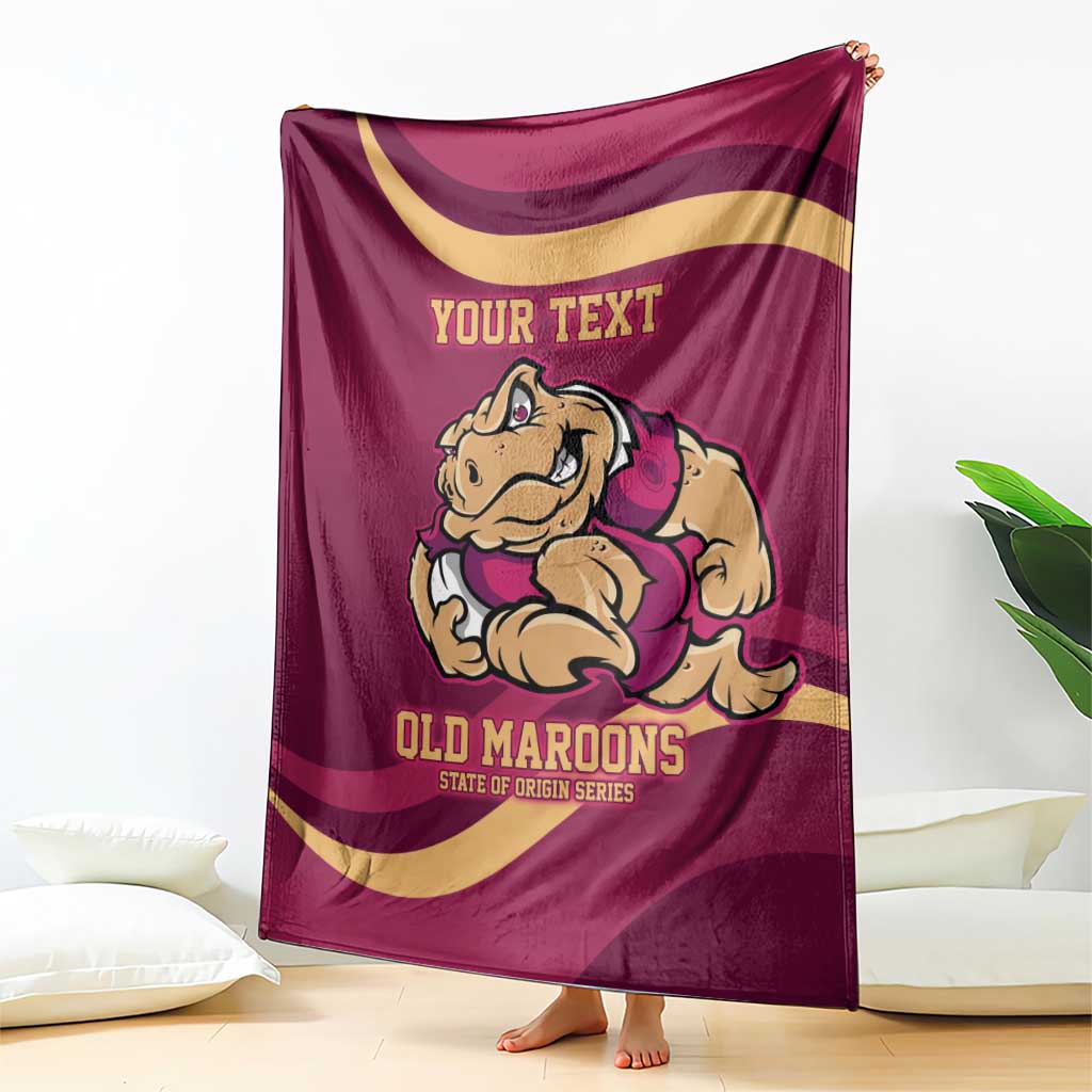 Custom QLD Maroons Cane Toad Blanket Queensland Origin No2