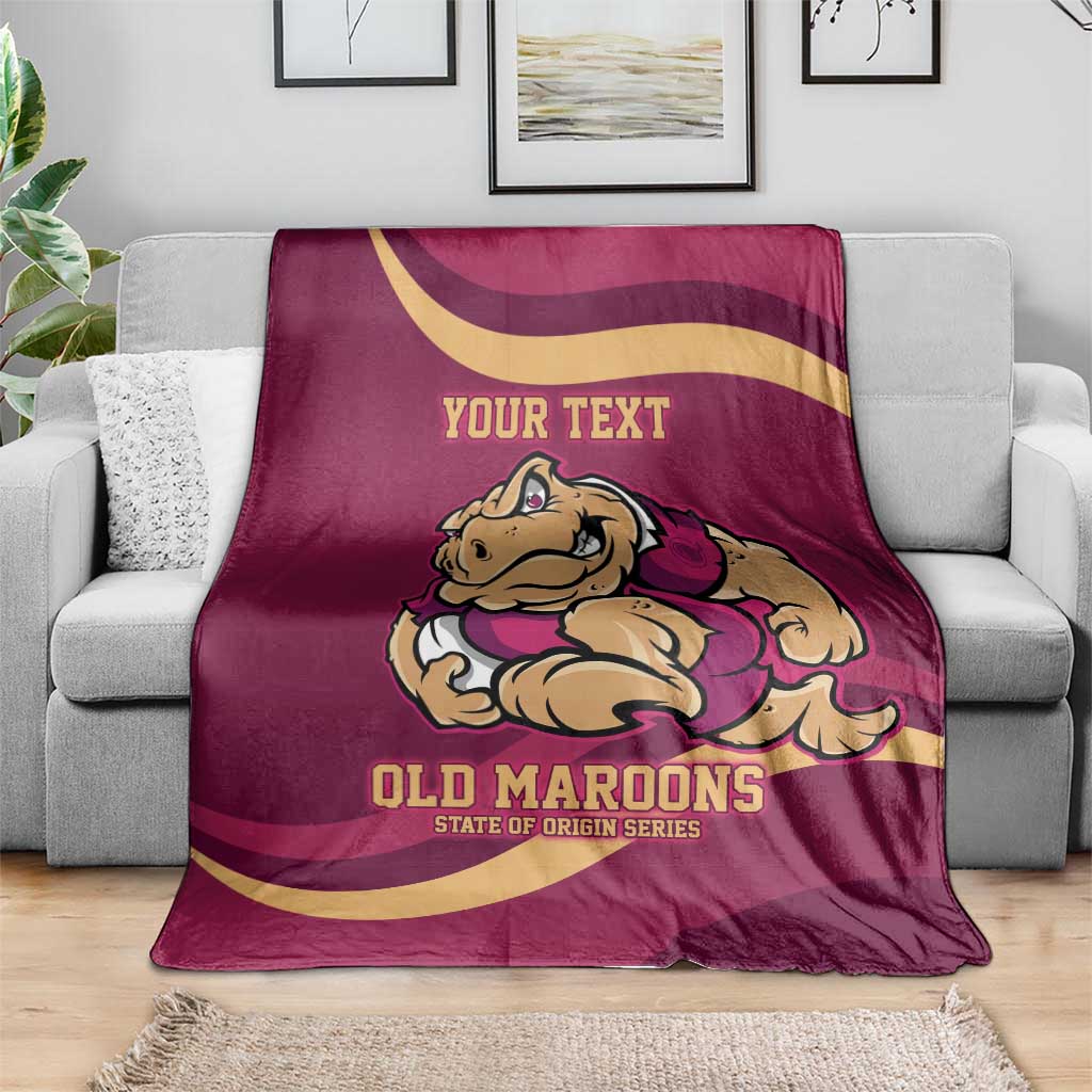 Custom QLD Maroons Cane Toad Blanket Queensland Origin No2