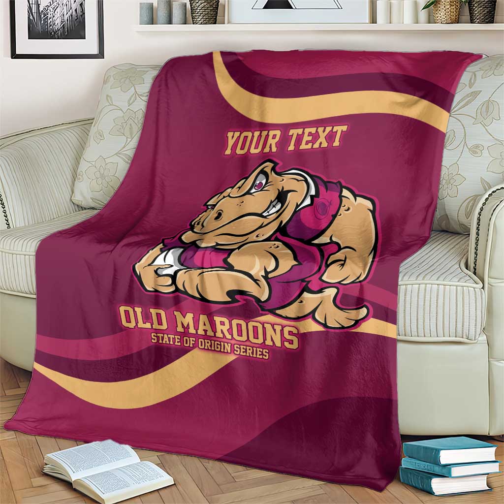 Custom QLD Maroons Cane Toad Blanket Queensland Origin No2