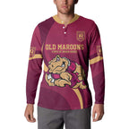 Custom QLD Maroons Cane Toad Button Sweatshirt Queensland Origin No2