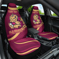 Custom QLD Maroons Cane Toad Car Seat Cover Queensland Origin No2