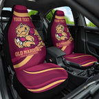 Custom QLD Maroons Cane Toad Car Seat Cover Queensland Origin No2