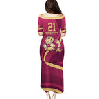 Custom QLD Maroons Cane Toad Family Matching Puletasi and Hawaiian Shirt Queensland Origin No2