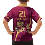 Custom QLD Maroons Cane Toad Family Matching Summer Maxi Dress and Hawaiian Shirt Queensland Origin No2