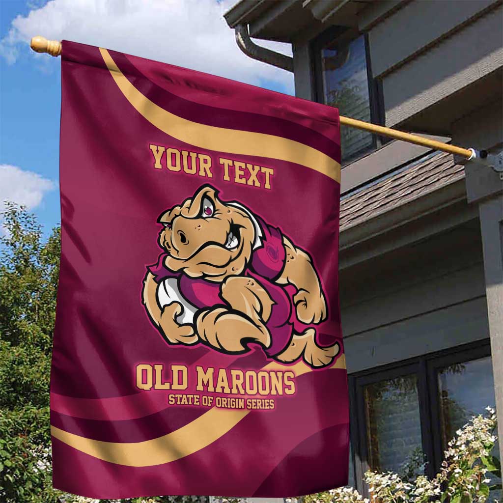 Custom QLD Maroons Cane Toad Garden Flag Queensland Origin No2