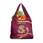 Custom QLD Maroons Cane Toad Grocery Bag Queensland Origin No2