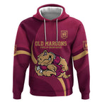 Custom QLD Maroons Cane Toad Hoodie Queensland Origin No2