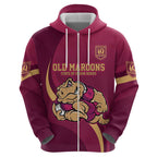 Custom QLD Maroons Cane Toad Hoodie Queensland Origin No2
