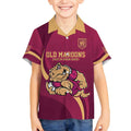 Custom QLD Maroons Cane Toad Kid Hawaiian Shirt Queensland Origin No2