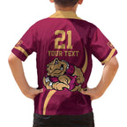 Custom QLD Maroons Cane Toad Kid Hawaiian Shirt Queensland Origin No2
