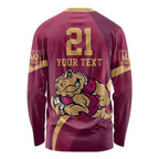 Custom QLD Maroons Cane Toad Long Sleeve Shirt Queensland Origin No2
