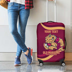 Custom QLD Maroons Cane Toad Luggage Cover Queensland Origin No2