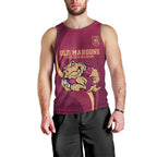Custom QLD Maroons Cane Toad Men Tank Top Queensland Origin No2