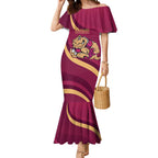Custom QLD Maroons Cane Toad Mermaid Dress Queensland Origin No2