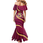 Custom QLD Maroons Cane Toad Mermaid Dress Queensland Origin No2