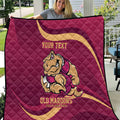 Custom QLD Maroons Cane Toad Quilt Queensland Origin No2
