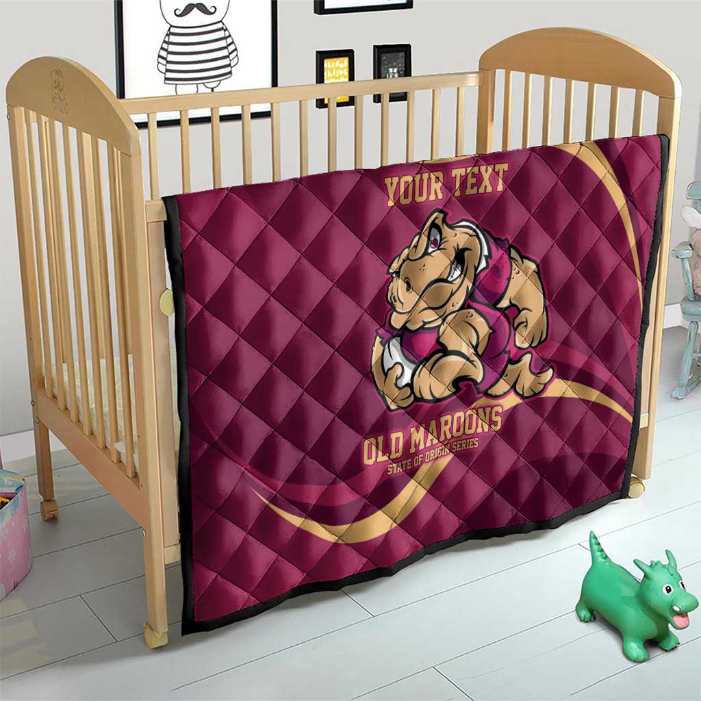 Custom QLD Maroons Cane Toad Quilt Queensland Origin No2
