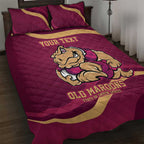 Custom QLD Maroons Cane Toad Quilt Bed Set Queensland Origin No2