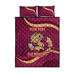 Custom QLD Maroons Cane Toad Quilt Bed Set Queensland Origin No2