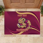 Custom QLD Maroons Cane Toad Rubber Doormat Queensland Origin No2