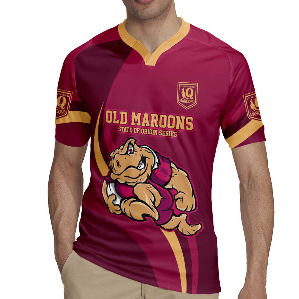 Custom QLD Maroons Cane Toad Rugby Jersey Queensland Origin No2