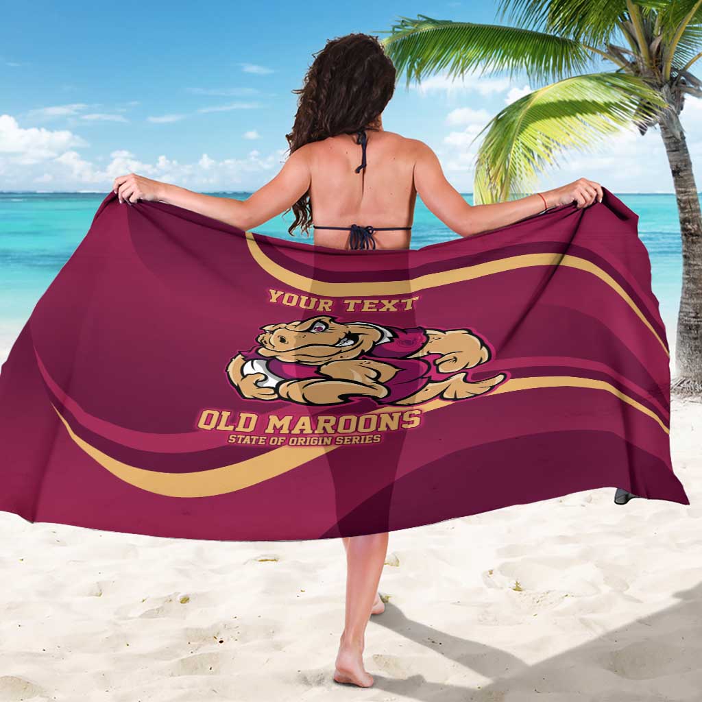 Custom QLD Maroons Cane Toad Sarong Queensland Origin No2