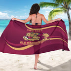 Custom QLD Maroons Cane Toad Sarong Queensland Origin No2
