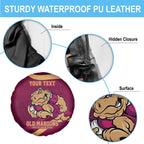 Custom QLD Maroons Cane Toad Spare Tire Cover Queensland Origin No2