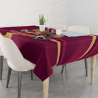 Custom QLD Maroons Cane Toad Tablecloth Queensland Origin No2