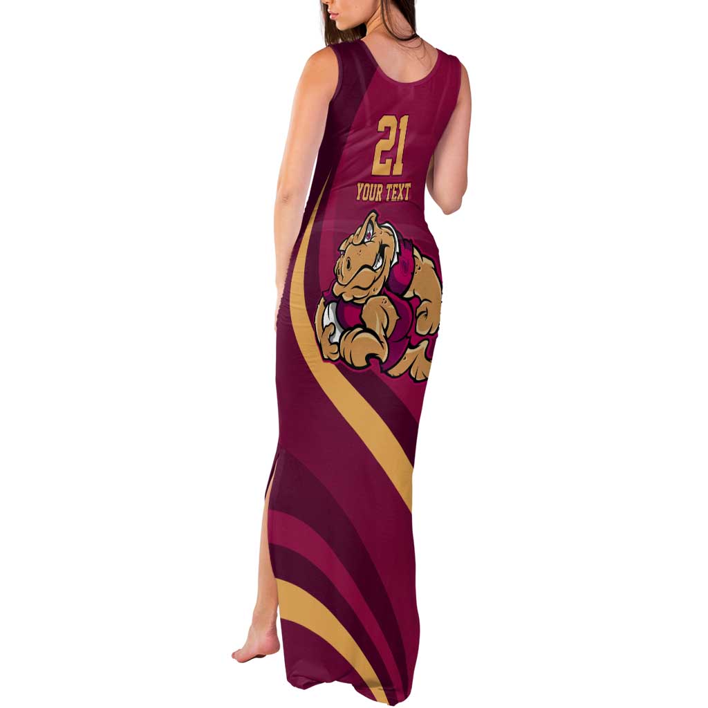 Custom QLD Maroons Cane Toad Tank Maxi Dress Queensland Origin No2