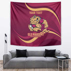 Custom QLD Maroons Cane Toad Tapestry Queensland Origin No2